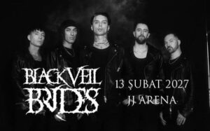 Black Veil Brides ilk kez Türkiye'de. 13 Şubat 2027, JJ Arena