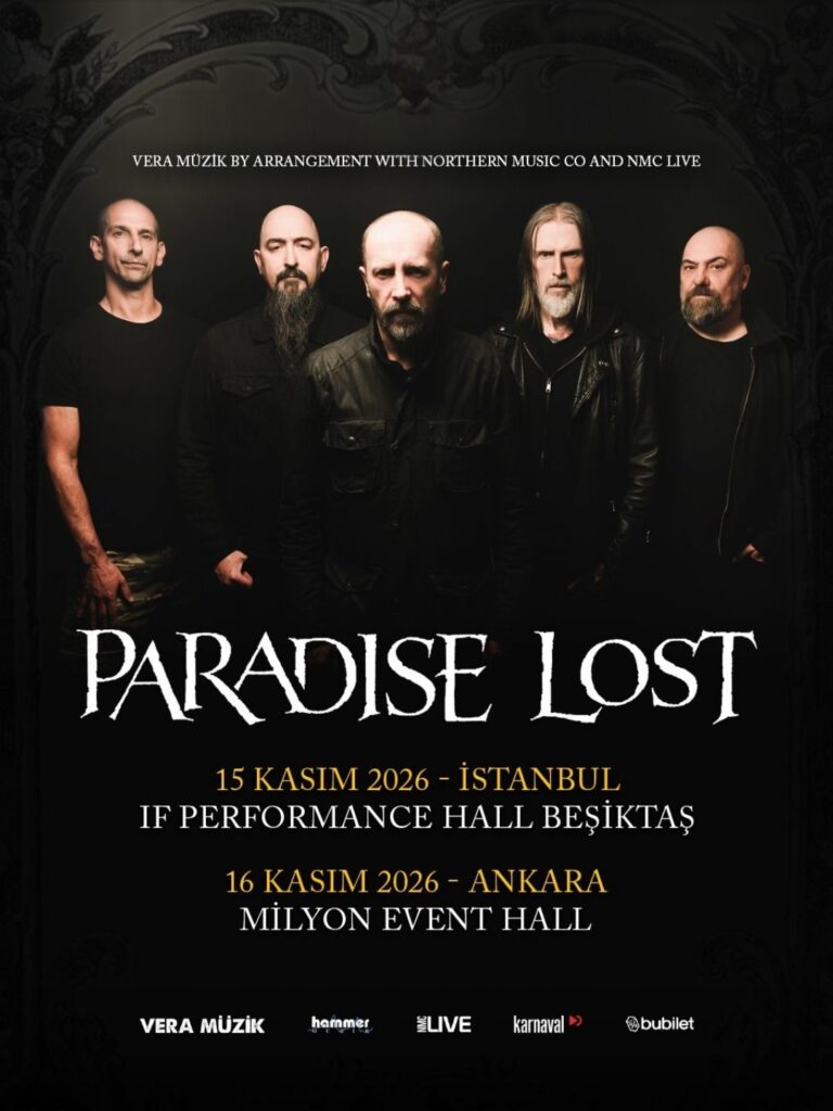 Paradise Lost - 15 Kasım 2026 IF Performance Hall Beşiktaş